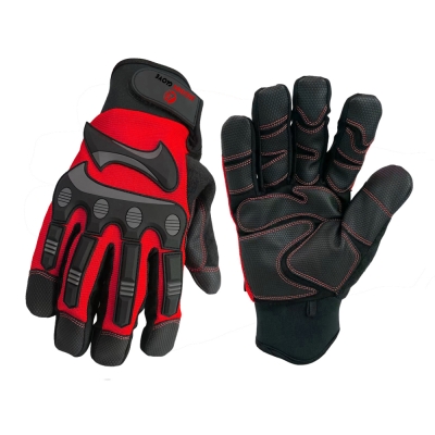 Mechanical Gloves with Knuckle Guard & Reinforced