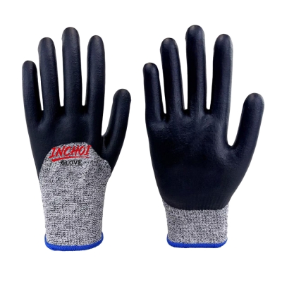 Foam Nitrile Cut-Resistant Gloves (3/4 Dipped)  