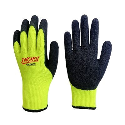 Winter Work Gloves - Terry Liner & Latex Grip