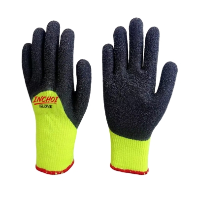 Winter Work Gloves - Terry Liner & Latex Grip