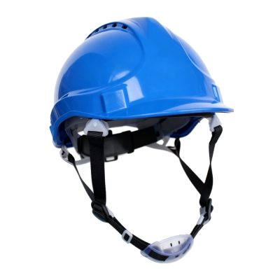 6-Point Safety Helmet with Adjustable Chin Strap
