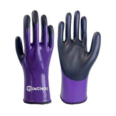 Chemical Resistant Gloves with Foam Nitrile