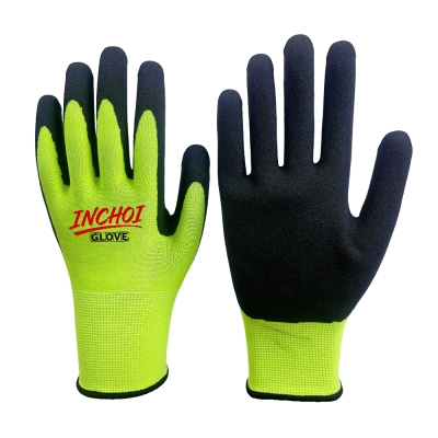 15-Gauge Work Gloves with Sandy Latex Coating